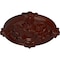 Ekena Millwork Hamilton Ceiling Medallion (Fits Canopies up to 3 3/4"), 17 3/8"OD x 1 3/4"P, Brushed Mahogany CM17HABMF - alternate 2